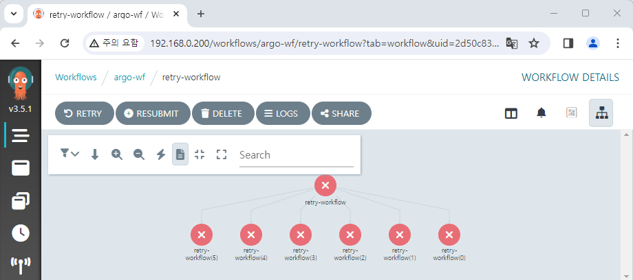 Retry workflow